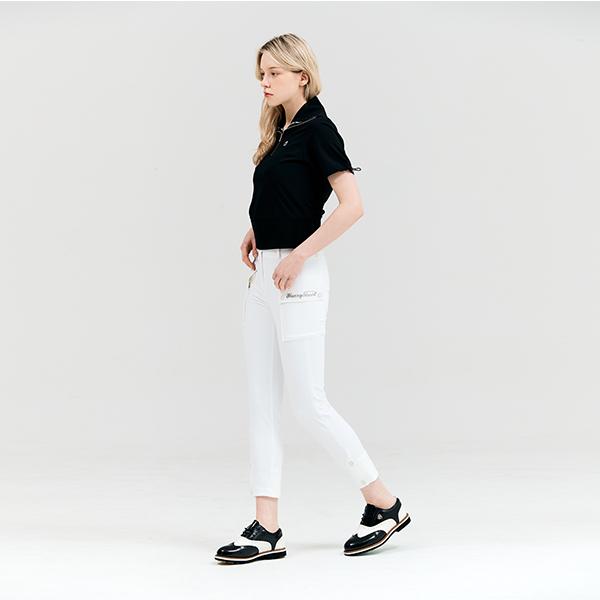 HENRY STUART Women'S Cargo Jogger Pants White