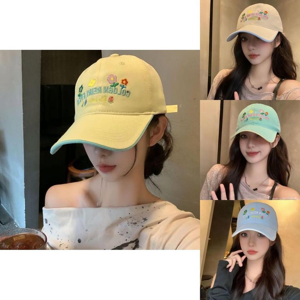 Baseball Trendy Cotton Cap For Women With Adorable Floral Embroidery And Soft Top
