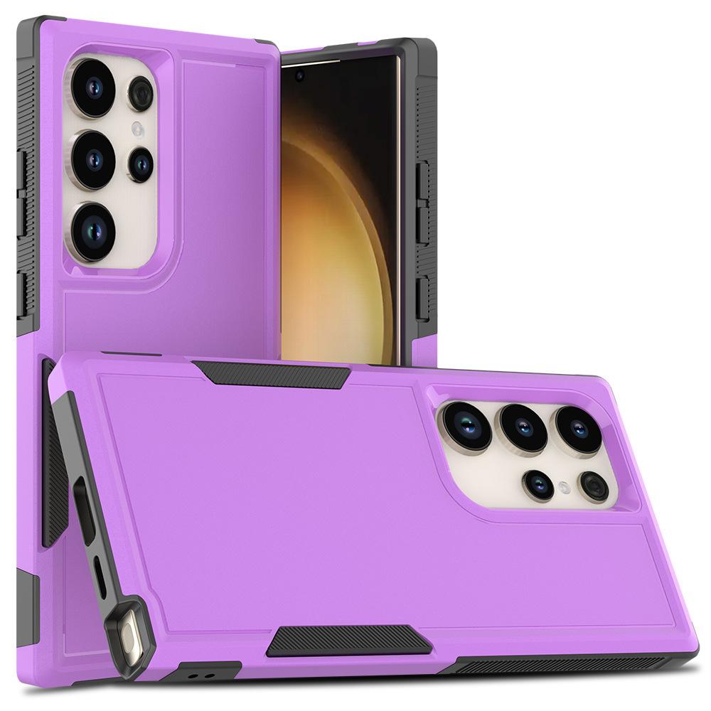 Sanfeng spot applies to Samsung S24 FE two-in-one anti-drop mobile phone case tpu double-layer PC mobile phone case