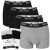 Mustang Men's Boxers 4 Pieces Set Cotton Logo Color