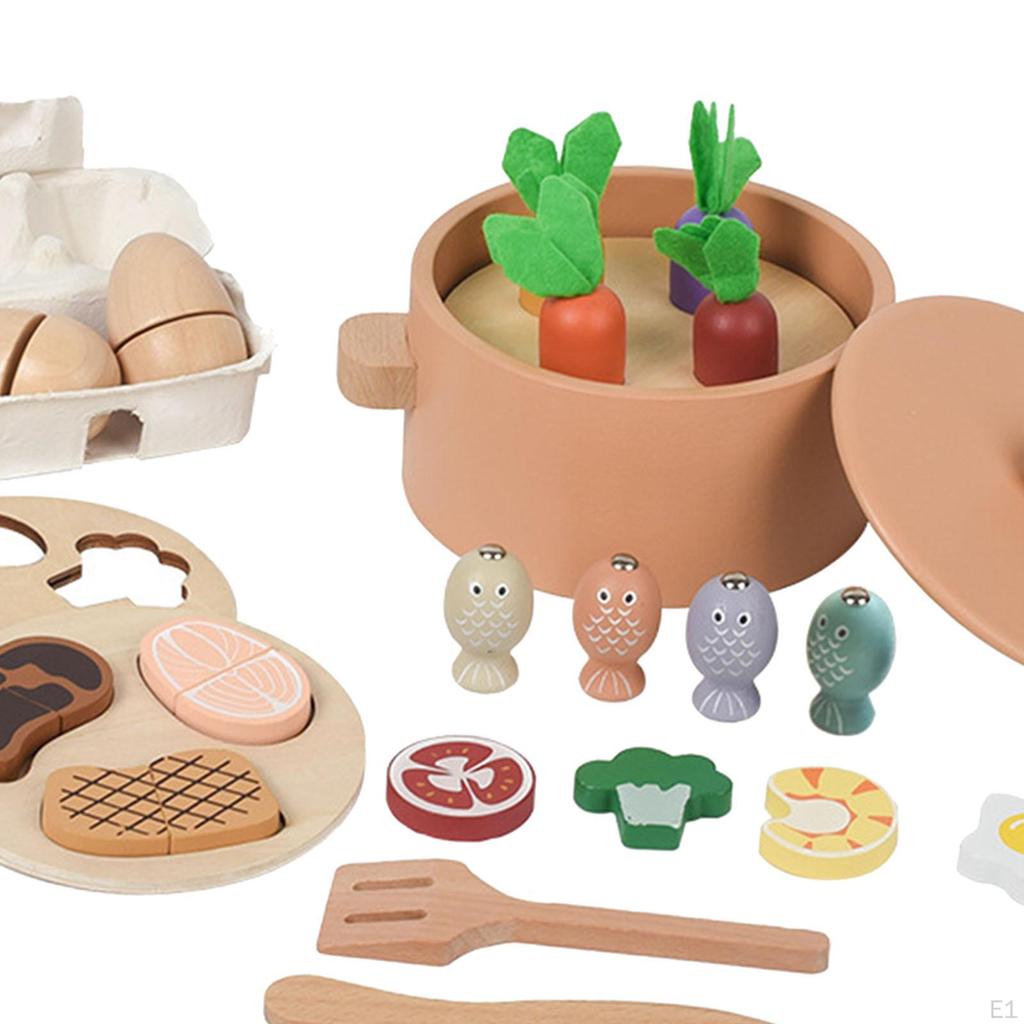 Toddlers Kitchen Playset Foods Accessories Toys for Kids Party Favor