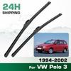 For VW Polo 3 1994-2002 1995 1996 1997 1998 1999 2000 2001 Wiper Front Wiper Blades Windshield Windscreen Window Brush 21"+21
