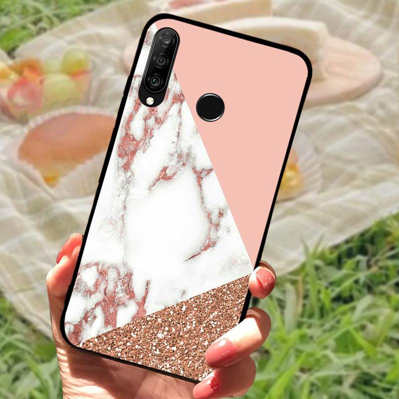 For Huawei P30 Lite Case P30Lite Cover Cute Fashion Cartoon Shockproof Silicone Cases For Huawei Nova 4e Fundas MAR-LX1A Shell
