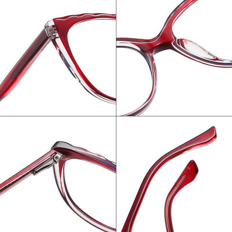 Fashion Prescription Anti Blue Light Reading Glasses Women +4.75 +6.00