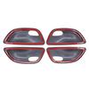 Carbon Fiber ABS Door Handle Bowl Cover For BMW 5 Series F10 520 525 528 2011-17