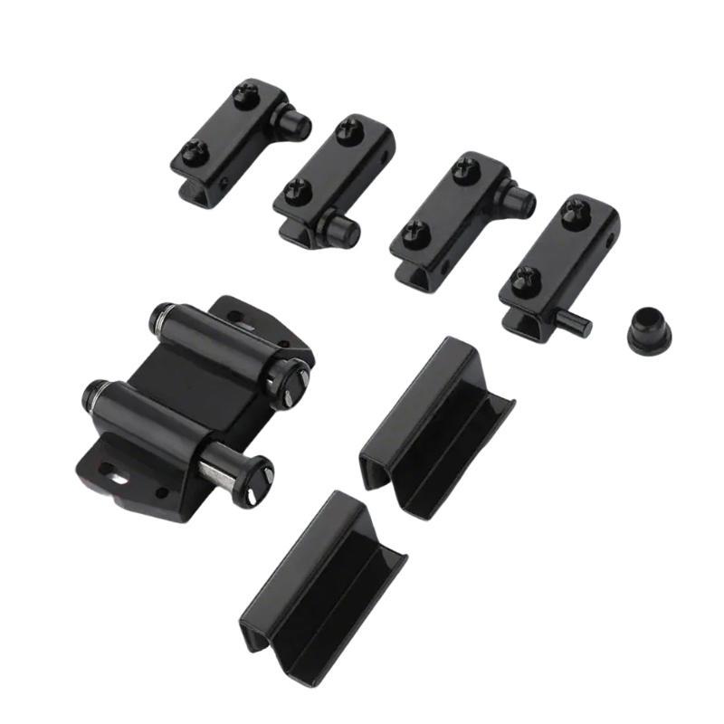Double Head Catches Glass Door Hinge Clamp Push To Open Touch Latches