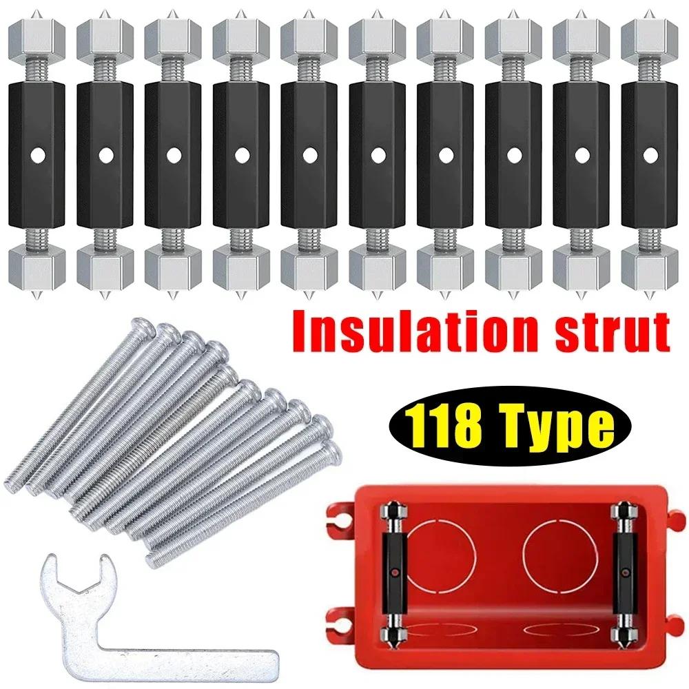 86/118 Type Wall Switch Socket Cassette Repairer Adjustable Cassette Screws Support Rod with Wrench Electrical Accessories