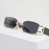Trendy Small Rectangle Ladies Sun Glasses Glasses Designer Style Style Classic Rectangular Punk Sun Eyeglasses Men Shades Uv400 Clear Eyewear