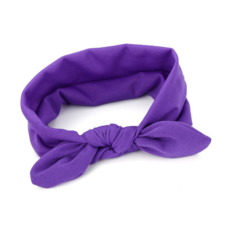 Europäisches & Amerikanisches Schleifenstoff-Stirnband mit Hasenohren