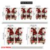 2pcs,2D plane printing Light Filtering Curtains Cute Gnomes Red Hearts (3) Versatile Fabric (without rod) Gifts Use for Living