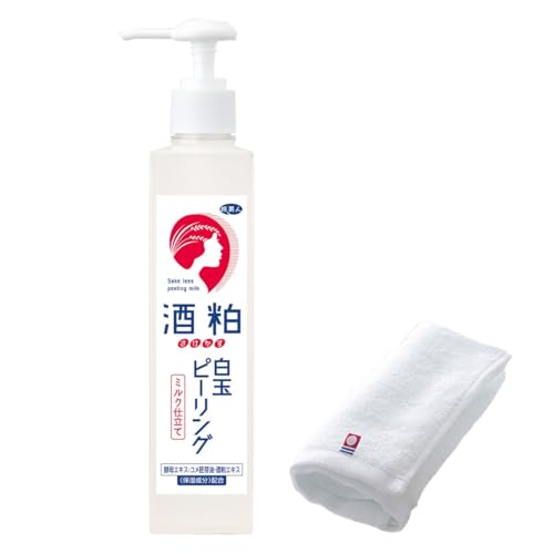 

Azuma Shoji Sake Lees White Jade Peeling 270g [Comes with Imabari Towel] / For bright, radiant skin. Natural moisturizing ingredients derived from ric
