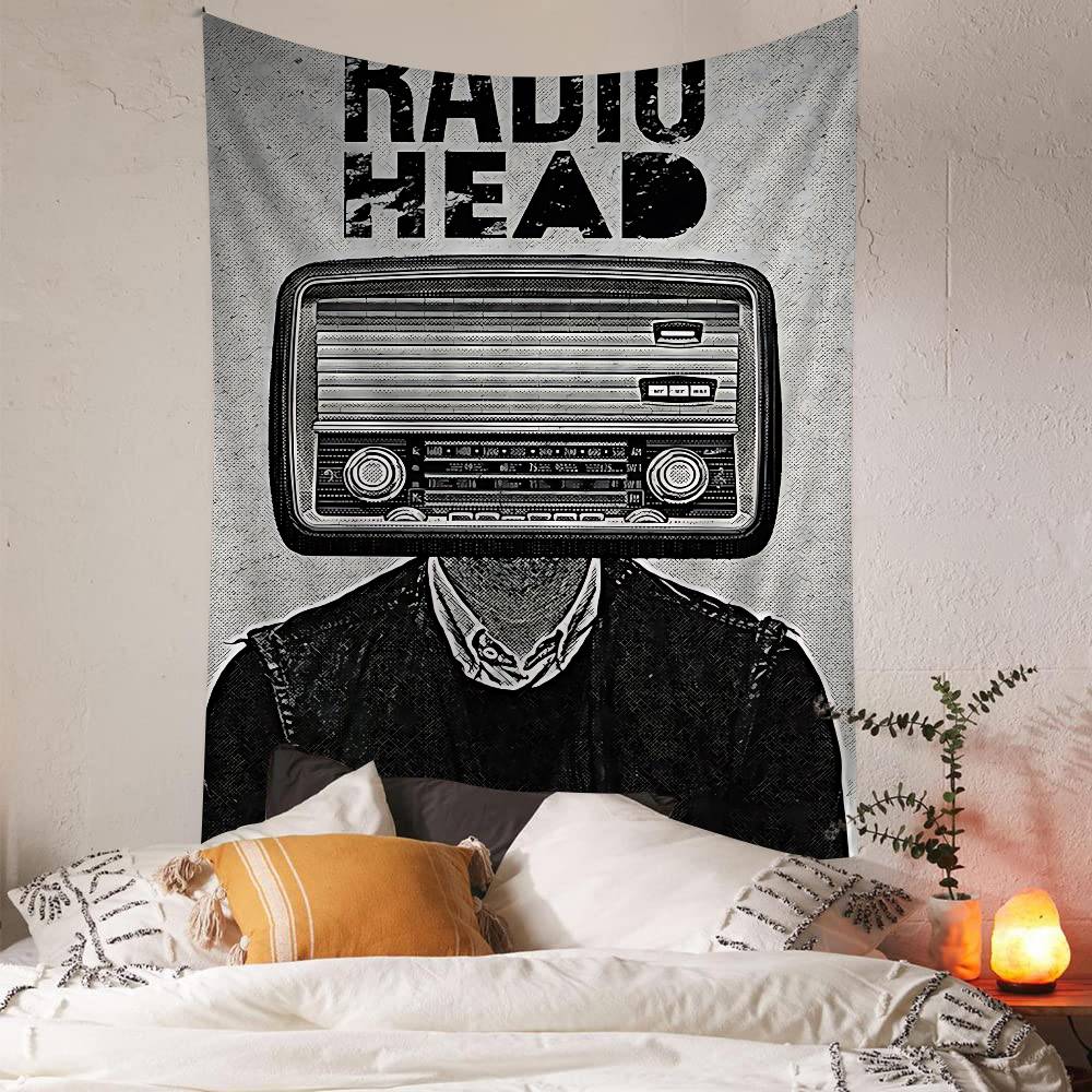 Rock Band R-Radiohead Colorful Tapestry Wall Hanging Bohemian Wall Tapestries Mandala Wall Art Decor