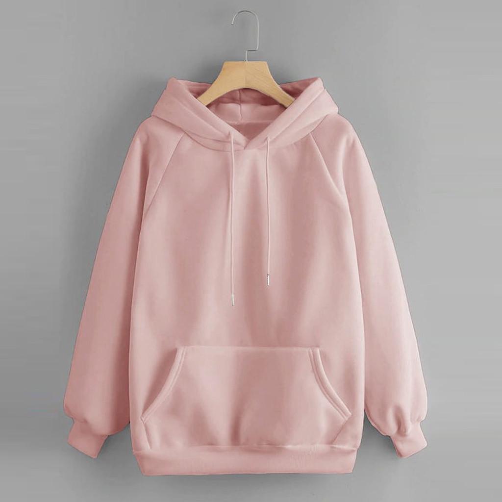 2023 Autumn/Winter Women's Plus Velvet Thick Loose Hooded Sweatshirt