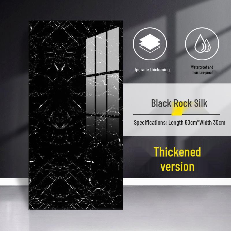 

Водонепроникна наклейка на стіну під мармурову плитку: Самоклеючі вологостійкі шпалери для ремонту ванної кімнати 30x60 cm