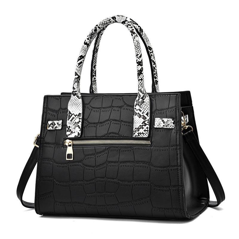 2023 New European And American Style Fashionable Large Capacity Women's Bag With Stone Texture Casual Shoulder Bag