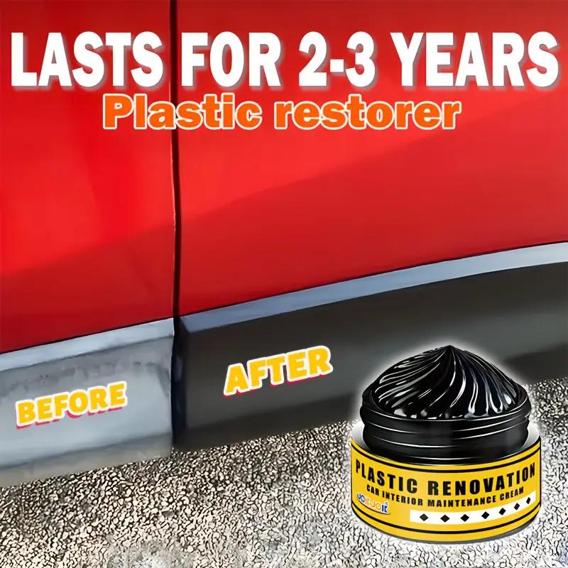 JOKJOK integrated automotive plastic repair wax - interior, exterior, seat scratch repair paste - prevents aging and cracking