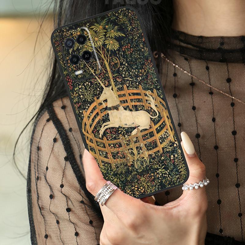 Renaissance Kunst Malerei Hülle Für Oppo A80 A60 A40 A17 A57 A77 A74 A54 A94 A78 A98 A18 A38 A58 A96 A76 A16 A15 A5 Pro