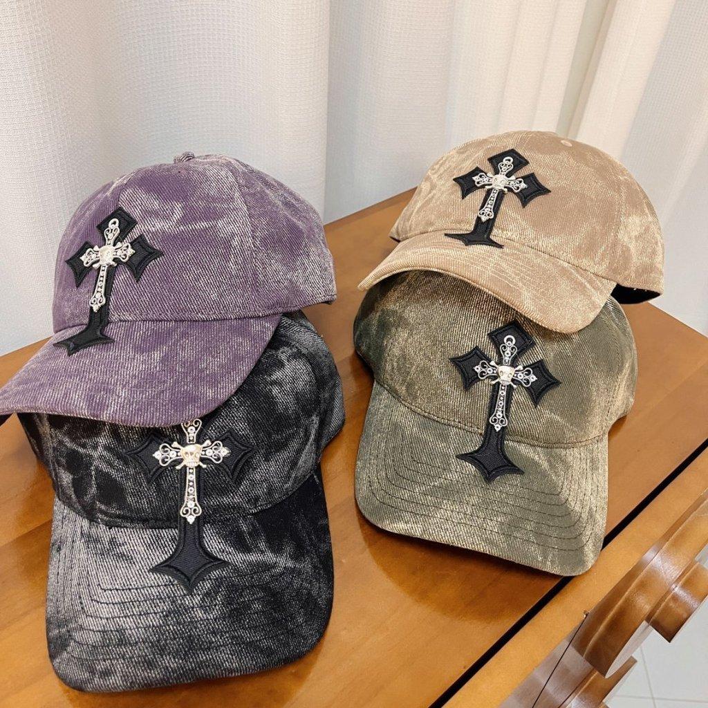 Cross Embroidered Baseball Cap With Adjustable Fit For Men And Women Fashion Spring Summer