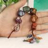 7 Chakras Synthetic Crystal Hanging Ornament Mysterious Charming Car Hanging Pendant Handmade Natural Stone Ornaments