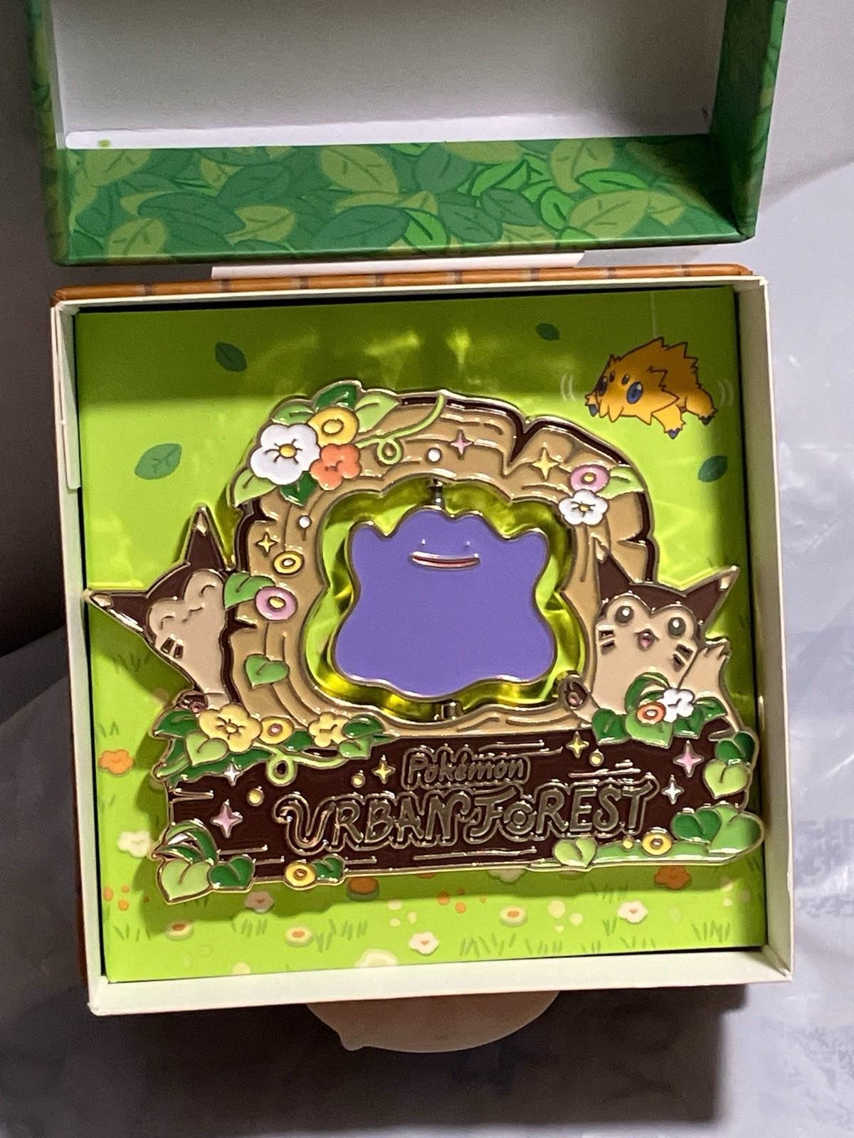 Korea Limited 30th Pokemon Urban Forest Ditto Pin badge Popup Ship Japan