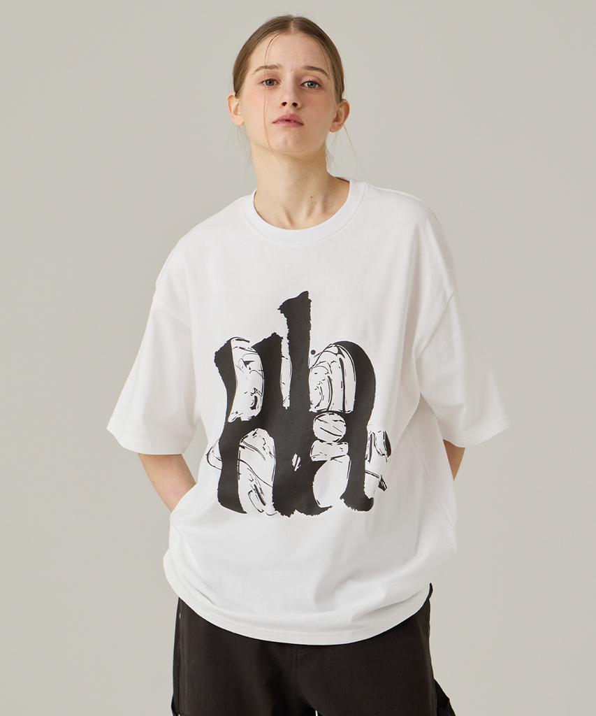 URBANAGE Flow Ubna Oversized Short Sleeve White