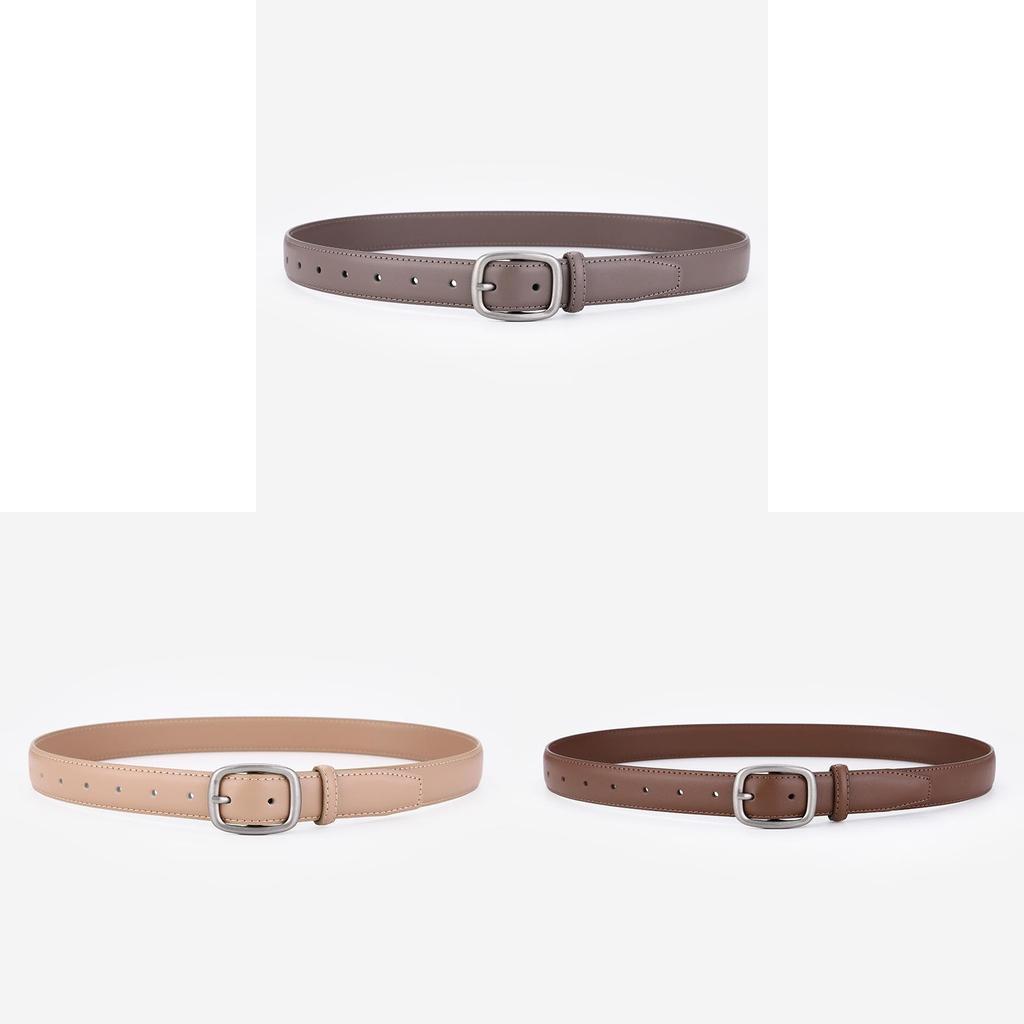 Womens Leather Waist Belt For Fashion Casual And Workwear With Durable Metal Closure