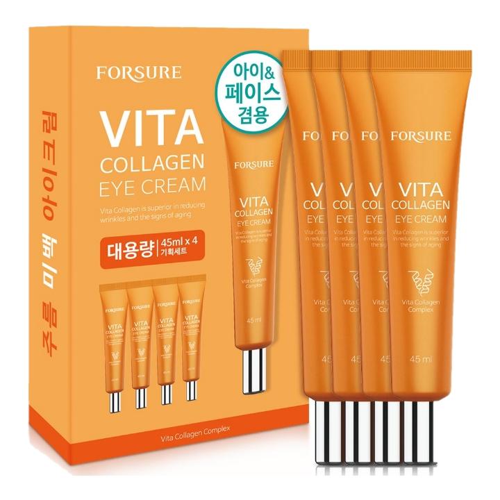 [Collagen 63.8%] ForSure Vita Collagen Eye Cream 45ml 4pcs Set: