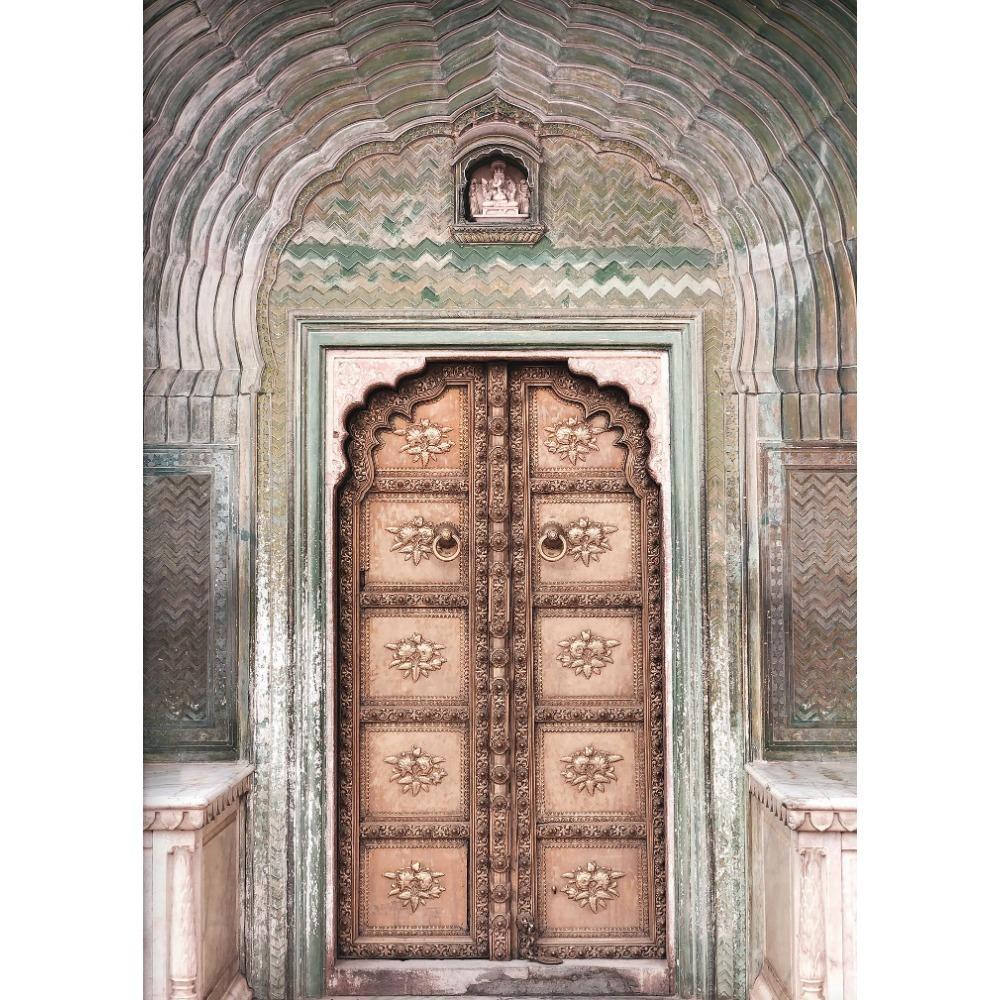 Moroccan Door Indian Door Wall Art Canvas Painting Print Marrakesh Architecture Poster Boho Islamic Wall Art Picture Home Decor