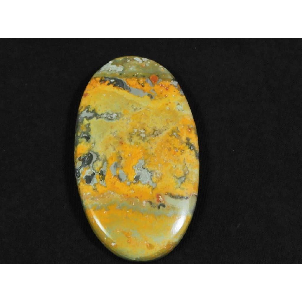 57Cts. Natural Bumble Bee Jasper Oval Cabochon Loose Gemstone 26X48X05 MM D-105