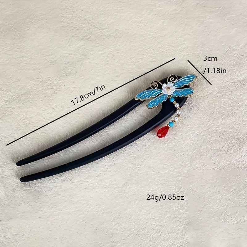 New Chinese style U-shaped disc-shaped hairpin with exquisite styling, women's styling, fixed headband, hairpin