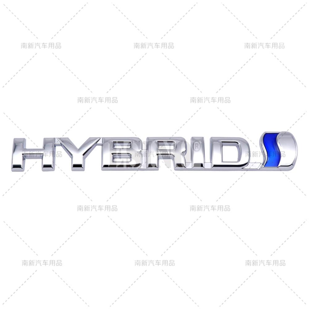 Car Styling Hybrid 3D Grill Rear Trunk Fender Metal Chrome Zinc Alloy Emblem Badge for Toyota RAV 4 Prado Camry Corolla Yaris
