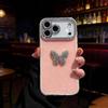 Rhinestone Butterfly Phone Case for Apple 11/13/15/16/17 Promax with Lens Film, Drop-proof Full Coverage