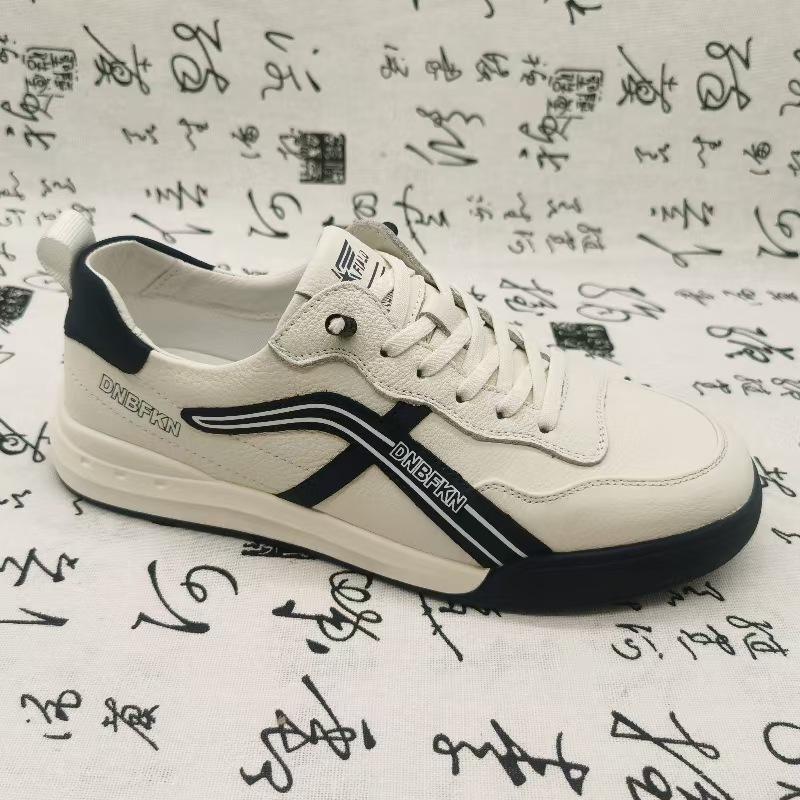 

Четыре спортивные кожаные туфли мужские из коровьей кожи с круглым носком трендовые модные повседневные мужские универсальные кожаные туфли 43 синий