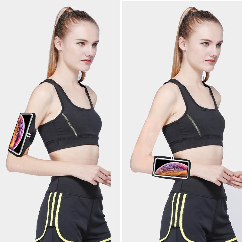 Unisex Outdoor Sports Running Arm Bag for 6.8 Inch Mobile Phones