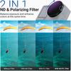 NEEWER ND/PL Filter Set ,  Multicoated HD Action Camera Photography Accessories Compatible with  Osmo Action 6 Only