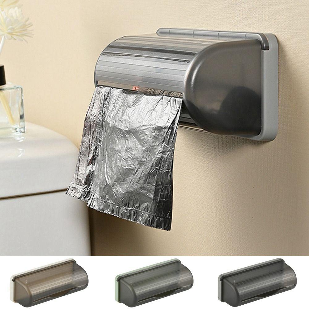 Extraction Garbage Bag Container Wall Mounted Grocery Bag Holder Trash Bags Storage Box  Bathroom