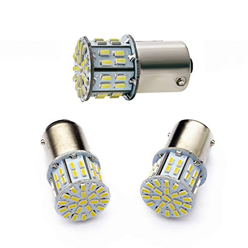 NAKOBO 10 Pieces High Brightness S25 Single Bulb LED (P21W