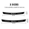 VKD2 1PCS Car Carbon Fiber Tail Trunk Rear Bumper Load Edge Protector Sticker For Alfa Romeo Giulia Mito Stelvio Sportiva Giulietta