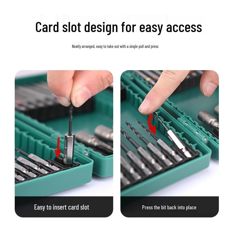 SATA Multifunctional Electric Screwdriver and Drill Bit Set - Phillips, Pozi, Hex