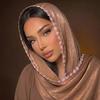 Shiny Floral Hijab Lightweight Modest Wrap Soft Women’s Headscarf  Modest Fashion