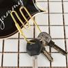 Heavy Type Keychains Rings Universals Brasses Keychains Rings Holder With Openable for Men Women and Daily Use