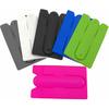 Card Holder with Cell Phone Stand,Stick-on Silicon Rubber Smartphone Sleeve Support Wallet(6pcs)