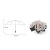 Double-layer Lace Umbrella Creative Embroidered Three-fold Princess Sunshade Umbrella Sun Protection Black Rubber Sun Umbrella