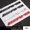 ABS Car Tail Trunk Auto AMG Emblem Sticker Accessories For Mercedes Benz Brabus Smart Maybach W204 GLC CLA W205 W203 W206 W108 BE1 c2
