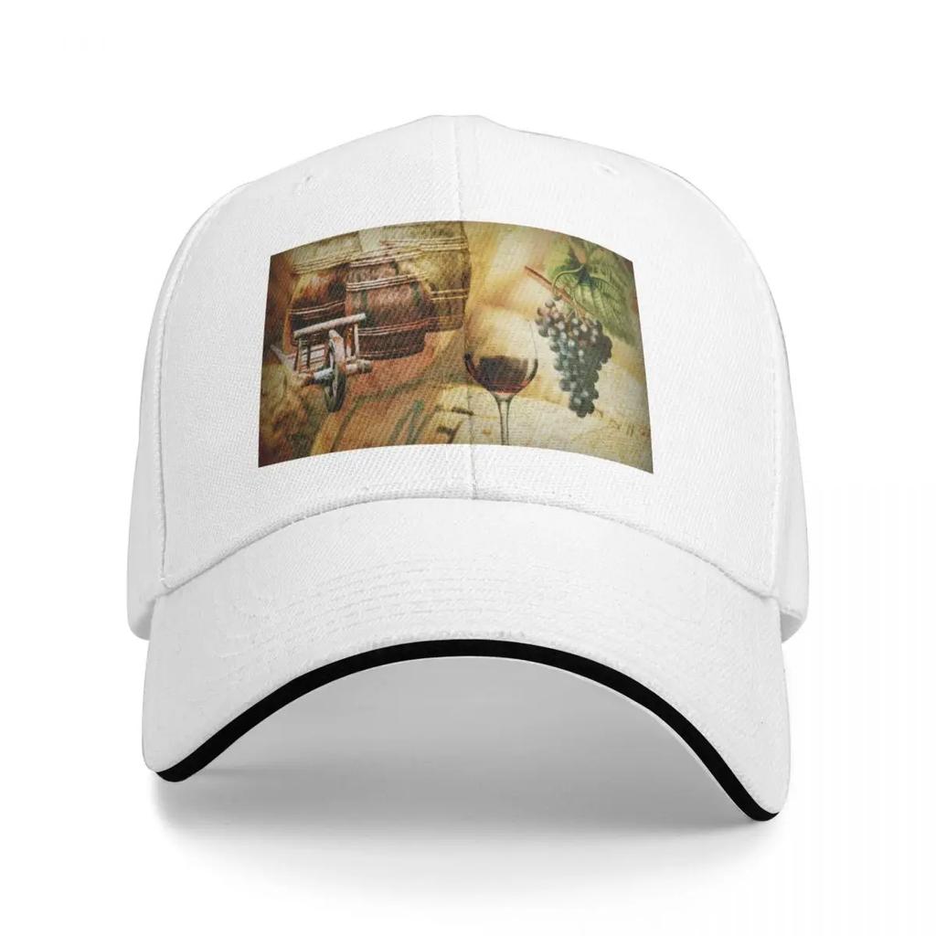 From Grapes To Wine Baseball Cap Beach Outing Custom Hat Boy Womens