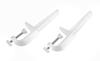 Partition Mounting Brackets for PLEXI 5-6mm for LONG TABLETOP 2 Pcs