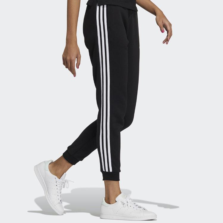 Adidas Neo Striped Logo Jogger Pants Women Bottoms Black HG1617