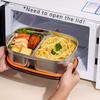 Large Capacity 304 Stainless Steel Lunch Box Travel Picnic Portable Cute Pattern Leak Proof Bento Box Microwave Safe