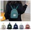 Handbag Corduroy Backpack Phone Bags Women School Bags Fashion Mini  Shoulder Bags  Women