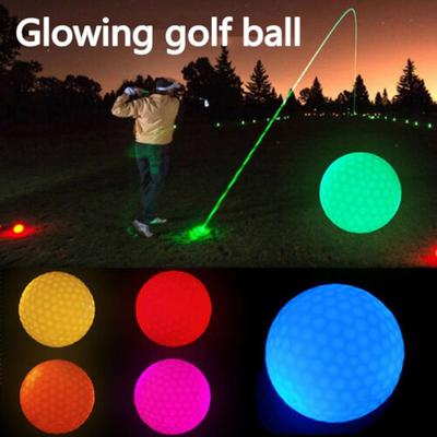 Świecąca piłka golfowa, świecąca nocna piłka golfowa, 8 diod LED, sześć kolorów do wyboru